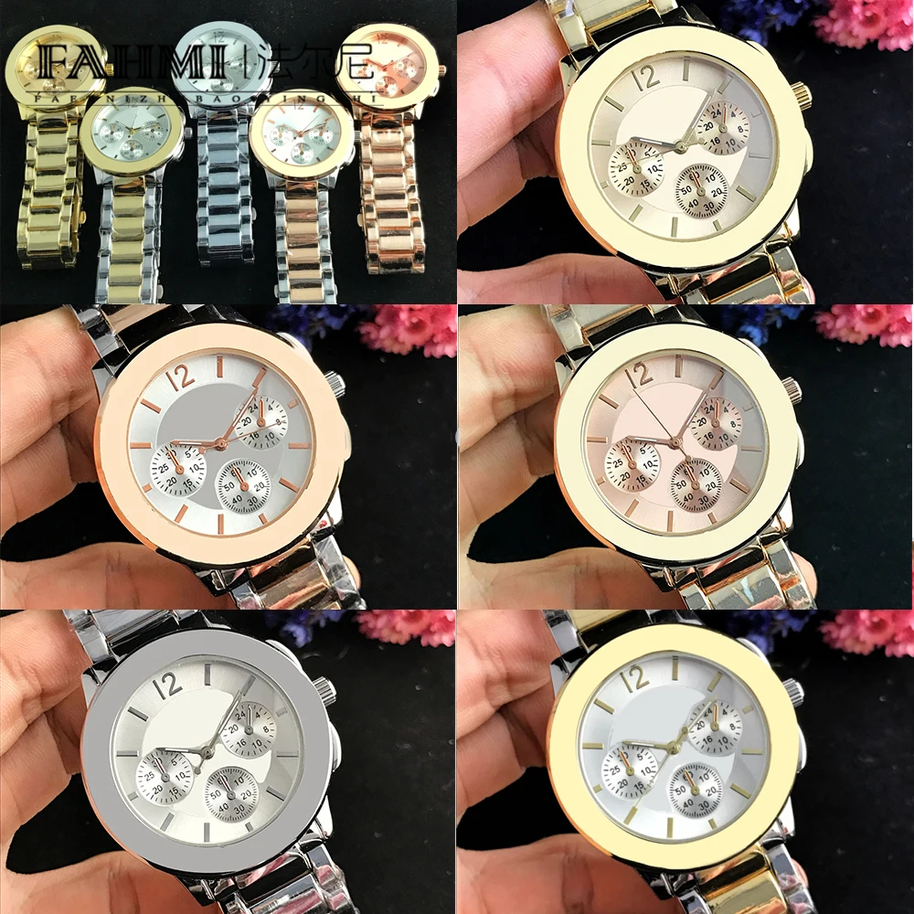 

CHAMSS Stainless Steel Men Women Couples Quartz Watches Fashion Luxury Jewelry Gift Generous Exquisite Elegant Wedding