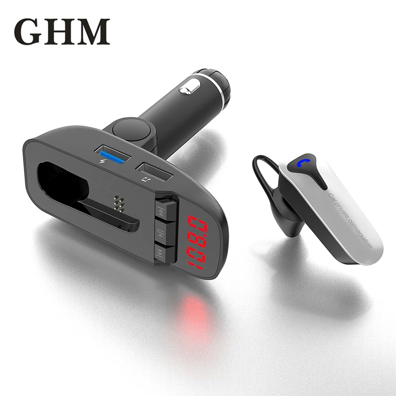 

Car Bluetooth Handsfree Phone Kit Usb Bluetooth Earphone Hands-free Headphone Mini Wireless Headsets Earbud Earpiece