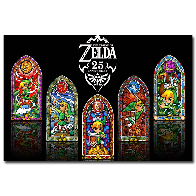 

The Legend of Zelda Twilight Princess Art Silk Fabric Poster 13x20 24x36inch Hot Game Pictures for Living Room Wall Decor 017