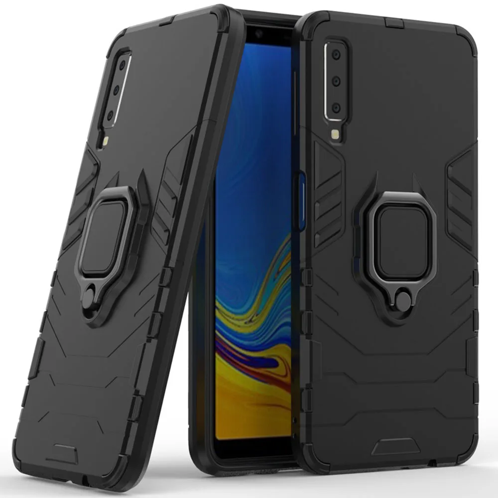 Чехол для Samsung Galaxy A7 2018 A750 Силиконовый ТПУ Магнитный жесткий поликарбонатный