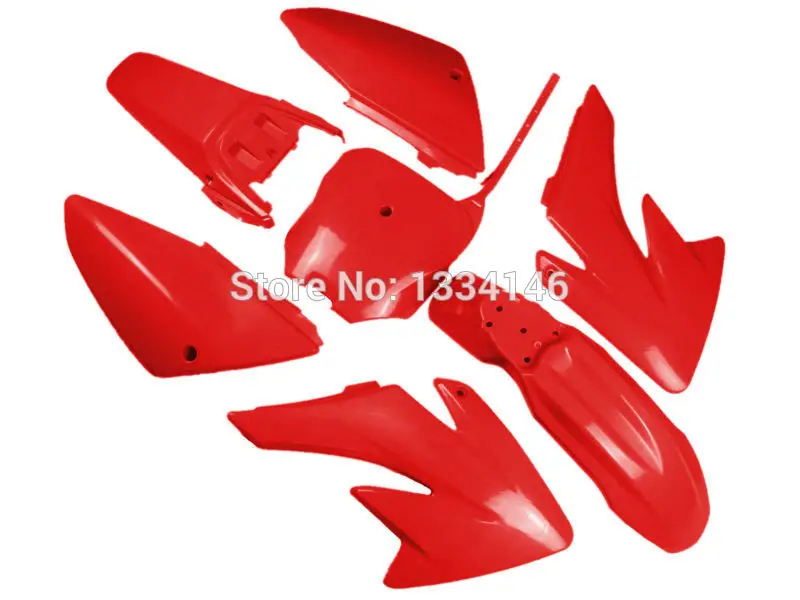 One set Fairing plastic kit Full complete set from the front to the rear For Honda CRF 70 style pit bike the complete bike owners manual