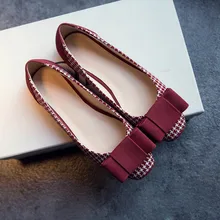 Весной круглая голова мелкая рот обувь повседневная four seasons студентка обувь женщин плоское дно занос удобная обувь