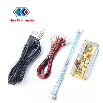 

12 Set / Lot Zero Delay Arcade USB Encoder PC to Joystick Push Buttons Wire Cables For MAME Fight Stick Control Module Board
