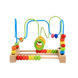 Счетная бусина развивающие игрушки Abacus лабиринт американские горки деревянная детская игрушка Монтессори развивающая игрушка для