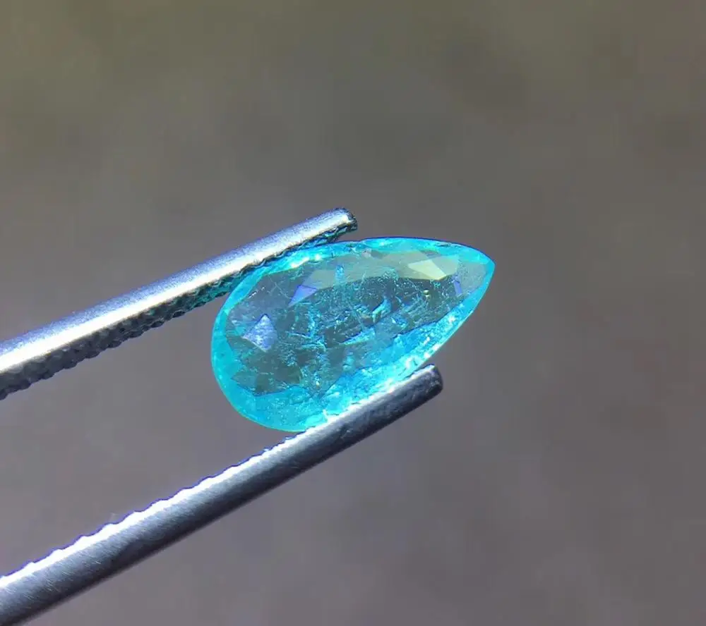 

Paraiba Tourmaline Brazil Origin Paraiba Tourmaline 1.47ct Loose Gemstones Loose Stones for Necklace Making for Jewelry Making