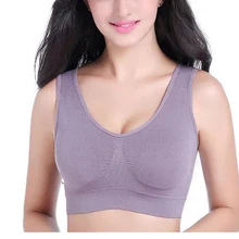 Женский спортивный бюстгальтер для фитнеса беговой жилет для йоги нижнее белье утолщенная Укороченная рубашка Многоцветный Бюстгальтер без катушки