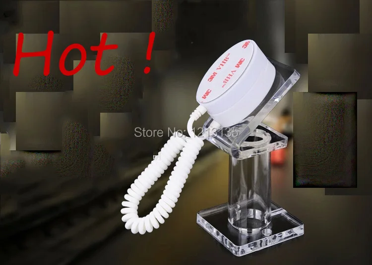 20 Pcs DHL Mobile Phone Transparent Acrylic Security Display Stand