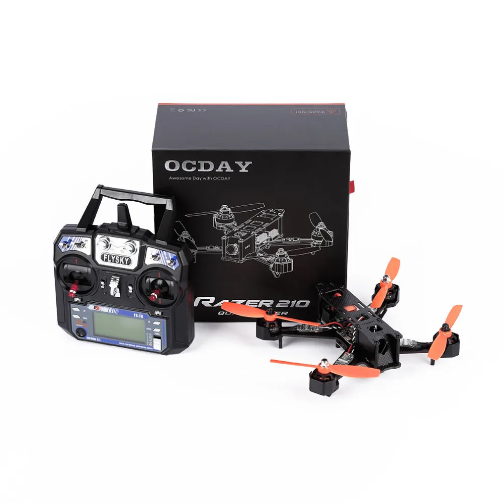 

RC FPV Drone with 210 Wheelbase Full Carbon Fiber FPV Ready-to-go Racing Drone Quadcopter RTF