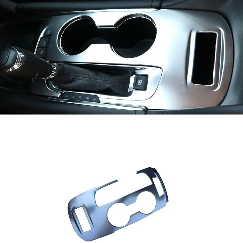 Lsrtw2017 Нержавеющая сталь автомобиля Управление Шестерни Панель планки для Chevrolet Malibu XL 2012 2013 - Название цвета: silver