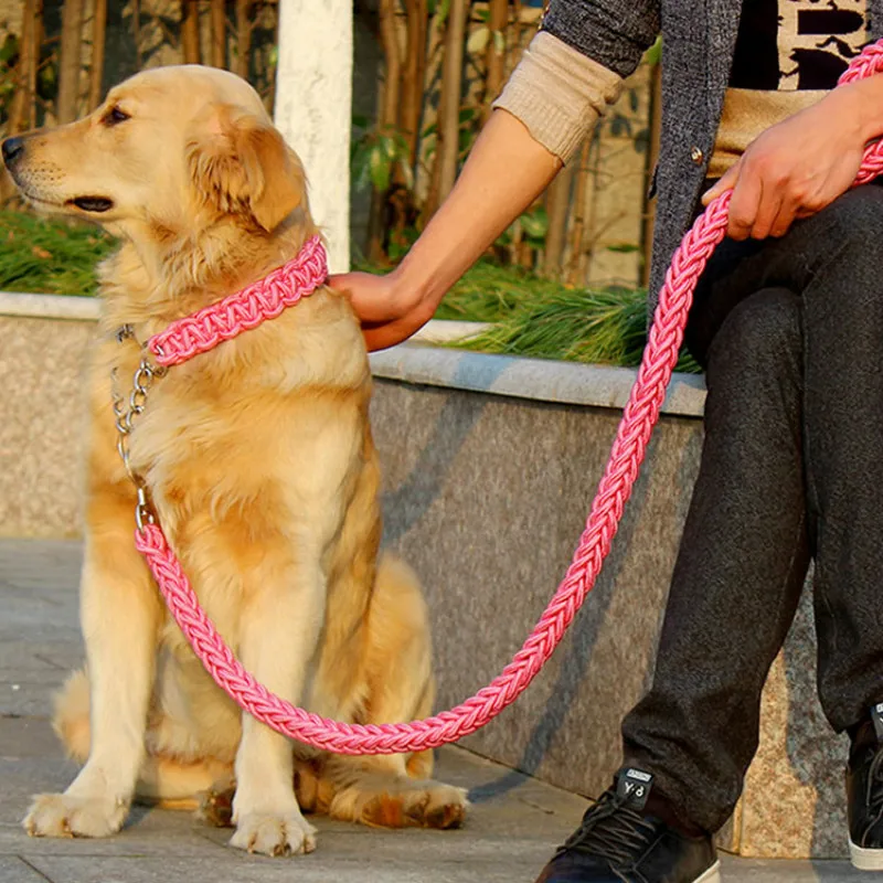 Pet Thick Leashes Medium and Large Dogs Leashes Twist Nylon Rope Correo