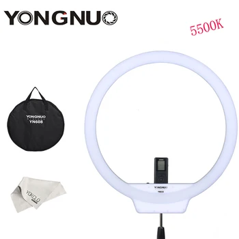 

YONGNUO YN608 5500K Annular 608 LED Selfie Studio Ring Light Lamp Wireless Remote LED Ring Video Light CRI>95