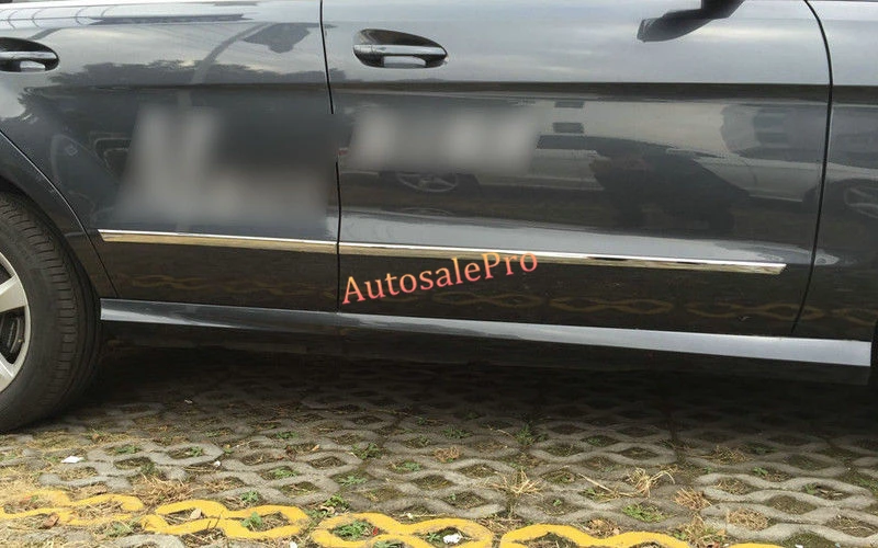 

For Benz GL X166 2012-2015 Chrome Matt side door Body lower Bttom sill Cover trim 4pcs