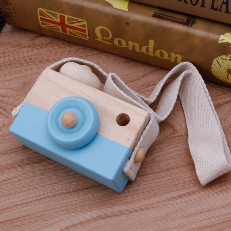 Новые деревянные Камера игрушка-подушка с 5 цветов для детей в Детская комната, так и для путешествий