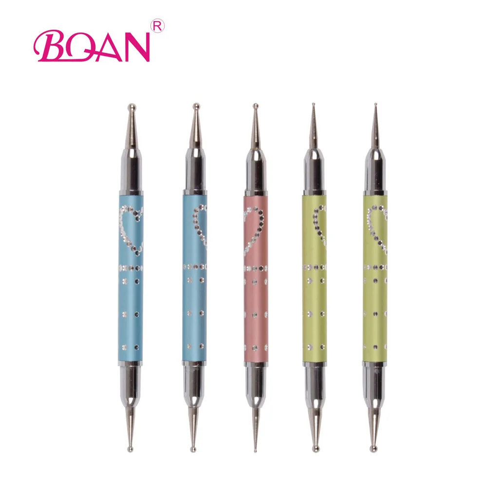 1 X 5 Pcs New Design Double Tips Mini Nail Dotting Tool Kit Nail Dot