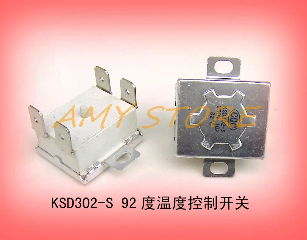 1 шт. AC250V 15A 82C 83C 85C 90C 92C 95C NC термостат с регулировкой температуры переключатель 4