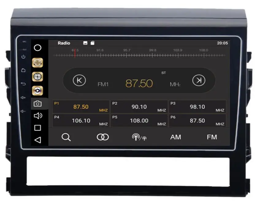 Best IPS 4GBRam 8-Core 10.2inch Android 9.0 Car Dvd Gps Radio Multimedia GPS NAVi For Toyota Landcruiser Land Cruiser  steering wheel 5