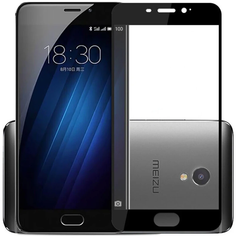 

Tempered Glass For Meizu Pro5 Pro7 Pro6 Pro7 Plus M5C Screen Protector For Meilan M5note M3E note6 5S Color Silk Full Cover Film
