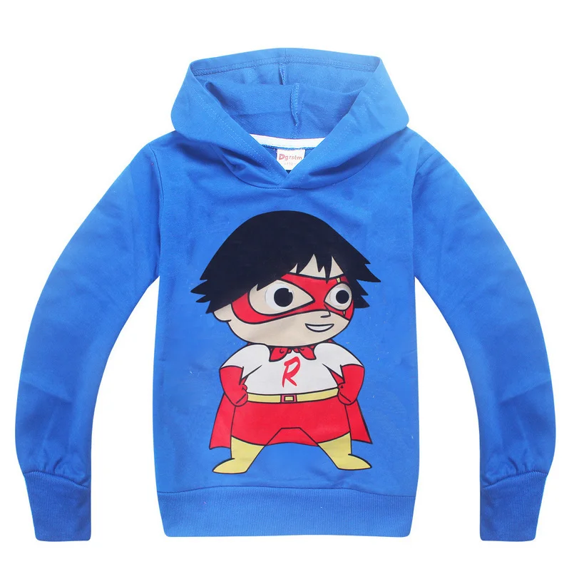 

Ryan toy review kids hoodies Ryan Toys Review mask T shirt girls hoodie baby girl clothes boys sweatshirt Superman sportswear