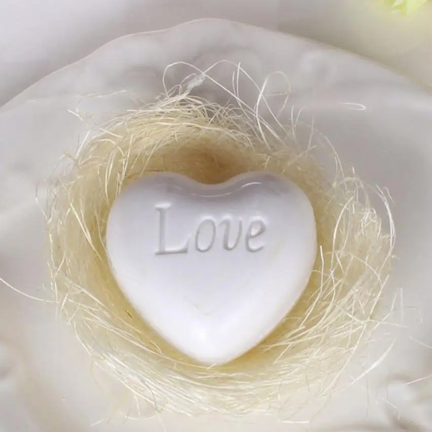 Ручной работы Любовь в форме сердца Дизайн Для ванной Мыло Свадебная вечеринка подарок любимым подарок на день Святого Валентина Y605