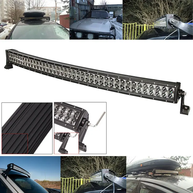 

Curved 42 inch 400W Work Light Combo DC12V 24V Trucks Wagon ATV SUV Pickup 4WD 4x4 Led Bar Offroad