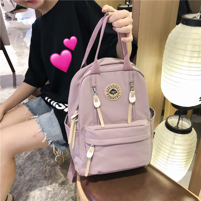 Women Casual Nylon Backpacks Bagpack Female Designers Small Backpack Bookbag Back Pack School Bagpack For Teenager Girls Women Casual Nylon Backpacks Bagpack Female Designers Small Backpack Bookbag Back Pack School Bagpack For Teenager Girls