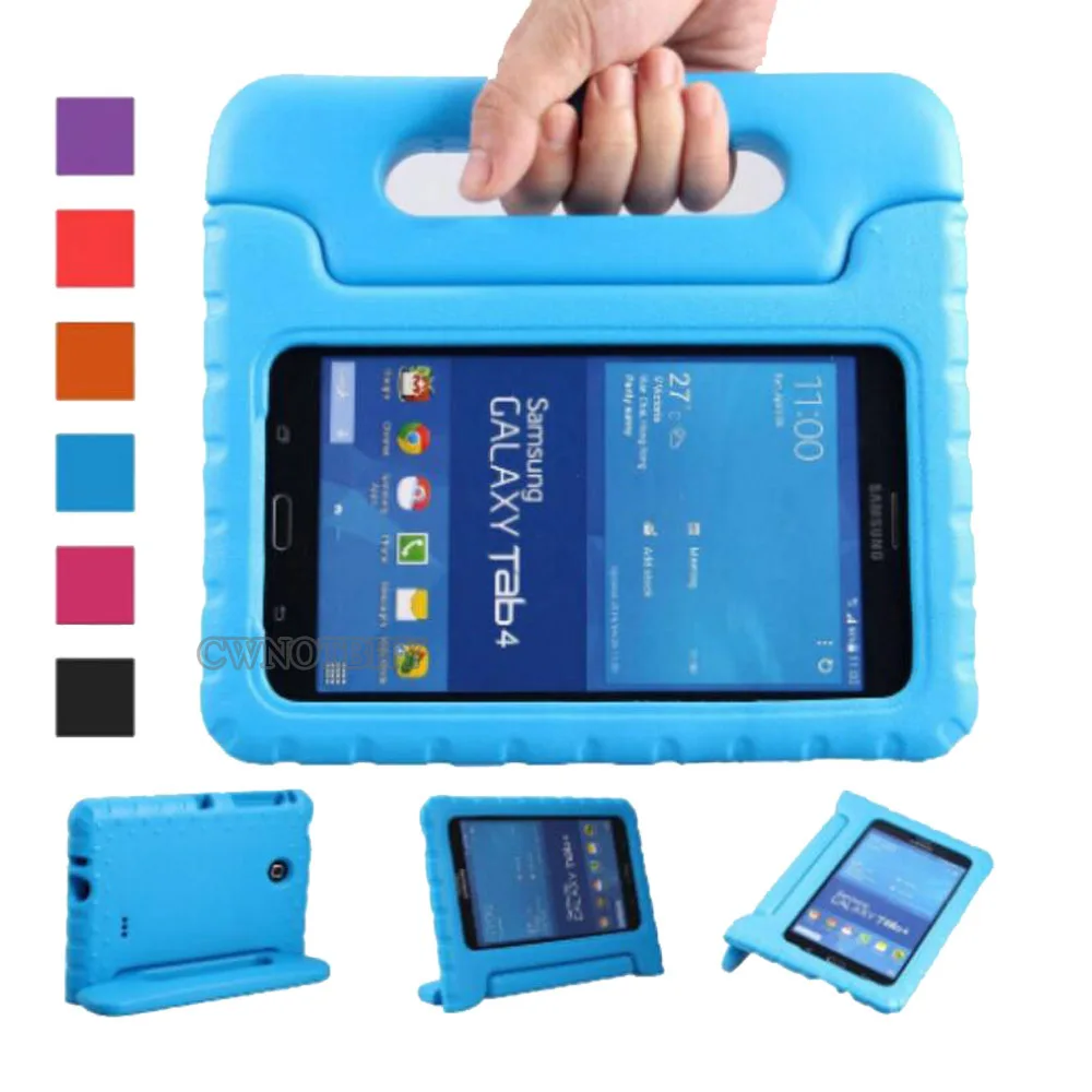 

Kids Children Safe Rugged Proof Foam Case Handle Stand for Samsung GALAXY Tab 4 8.0 T330 T331 T335 Thick EVA foam Tablet+Pen