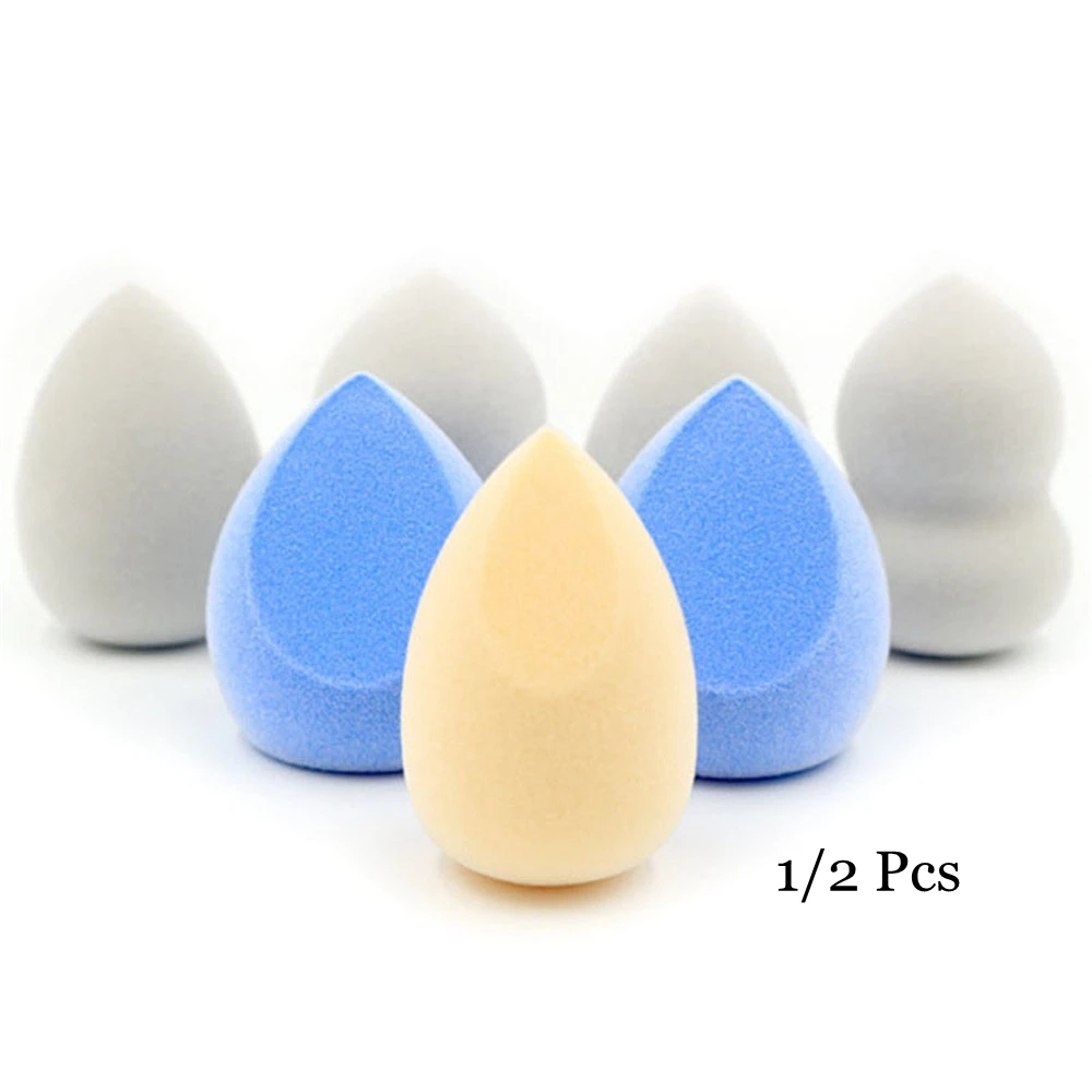 

1/2 Pcs Velvet Sponge Microfiber Fluff Surface Cosmetic Powder Puff Makeup Sponge Professional Cosmetic Tools Flocking Sponge