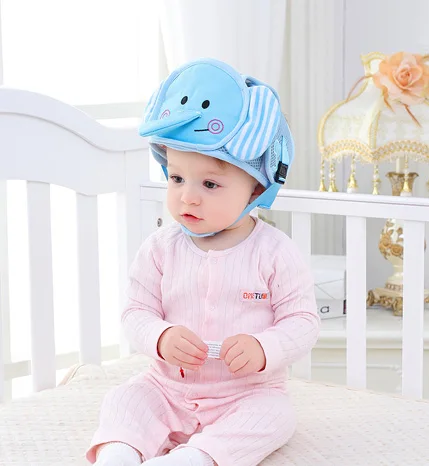 Regolabile neonato CAPACETE Baby Berretto Ragazze Cappello anti-collisione casco 