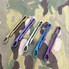 Porte-clé en alliage de titane, 5 couleurs, serpent à sonnette, boucle de suspension rapide, multi-outils EDC pour accrocher plusieurs outils ► Photo 1/6