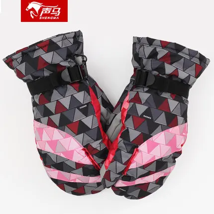 Motoperchatki Shengma Hombres de Snowboard de Esquí de Invierno Impermeables botas de Nieve Guantes Tácticos Para Luvas Inverno Esqui de Poliéster