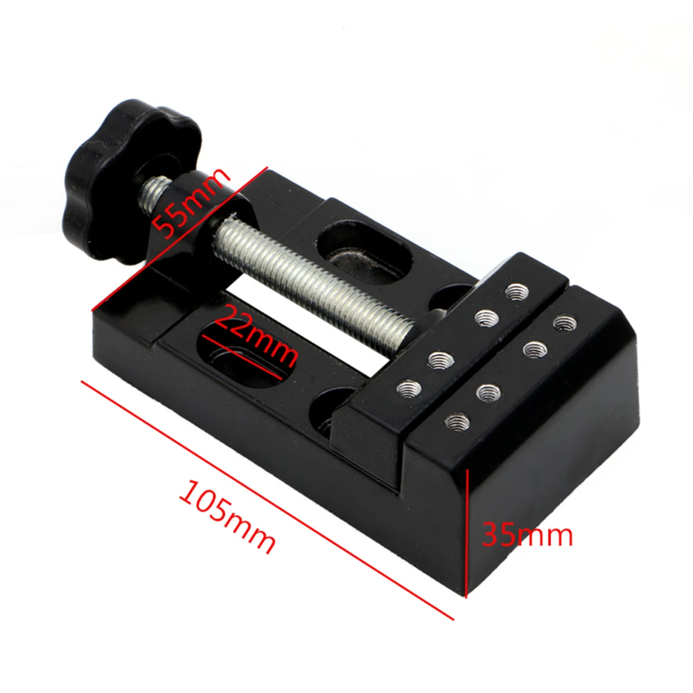 Mtsooning Mini Table Top Bench Vice Vise Press Clamp Hand Micro Clip Flat Carving