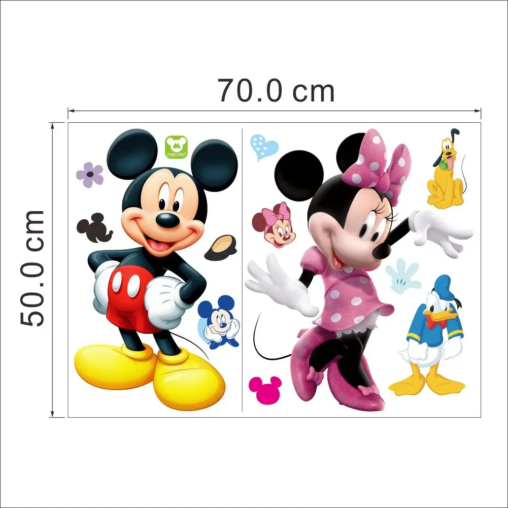 Indah Mickey Dan Minnie Mouse Stiker Dinding Untuk Anak Anak