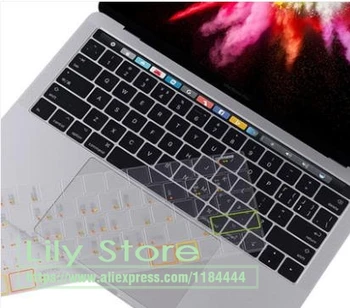 

Silicone Keyboard Cover Keypad Skin For Macbook New Pro 13" A1706 15" A1707 With Touch Bar Release On 2016 Greek Greece
