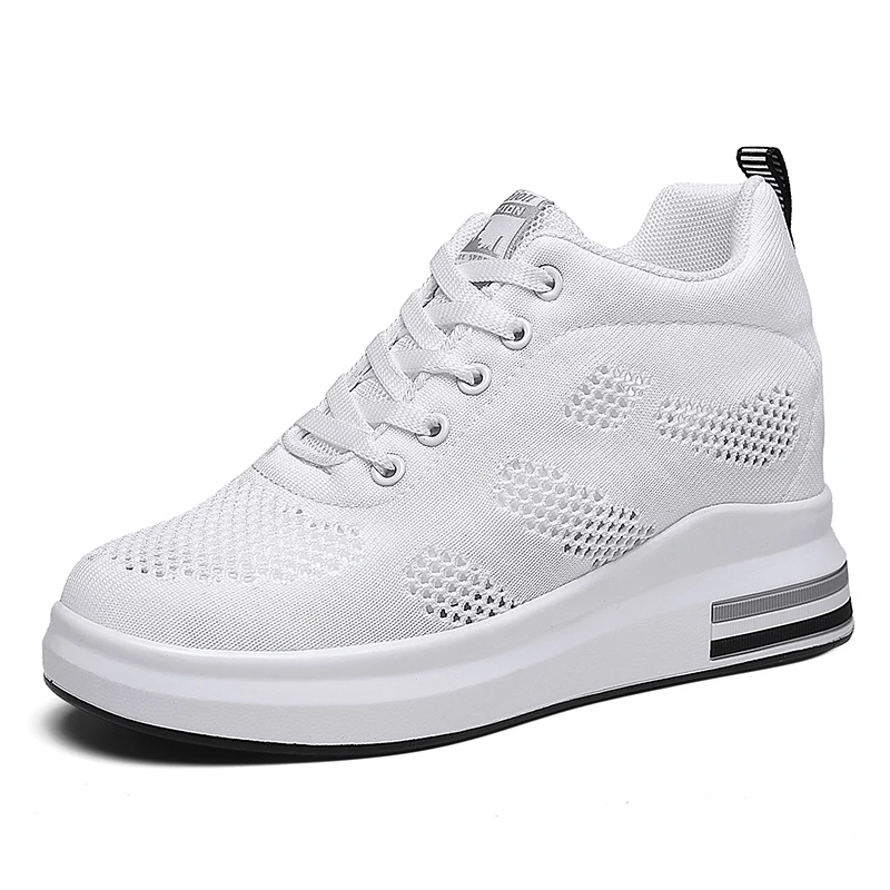 Брендовые кроссовки; Женская теннисная обувь; коллекция года; chaussures femme; обувь для бега; женская спортивная обувь; zapatos De Mujer; женские кроссовки - Цвет: Белый