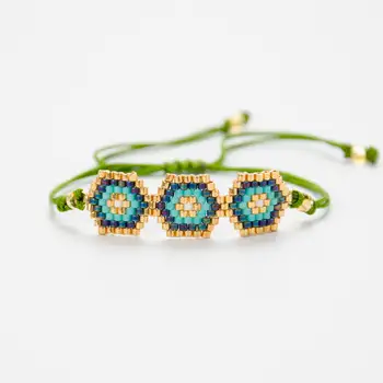 

Go2boho Drop-shipping Evil Eye Bracelet MIYUKI Friendship Bracelets Delicas Seed Beads Handmade Loom Woven Women Jewelry Gifts