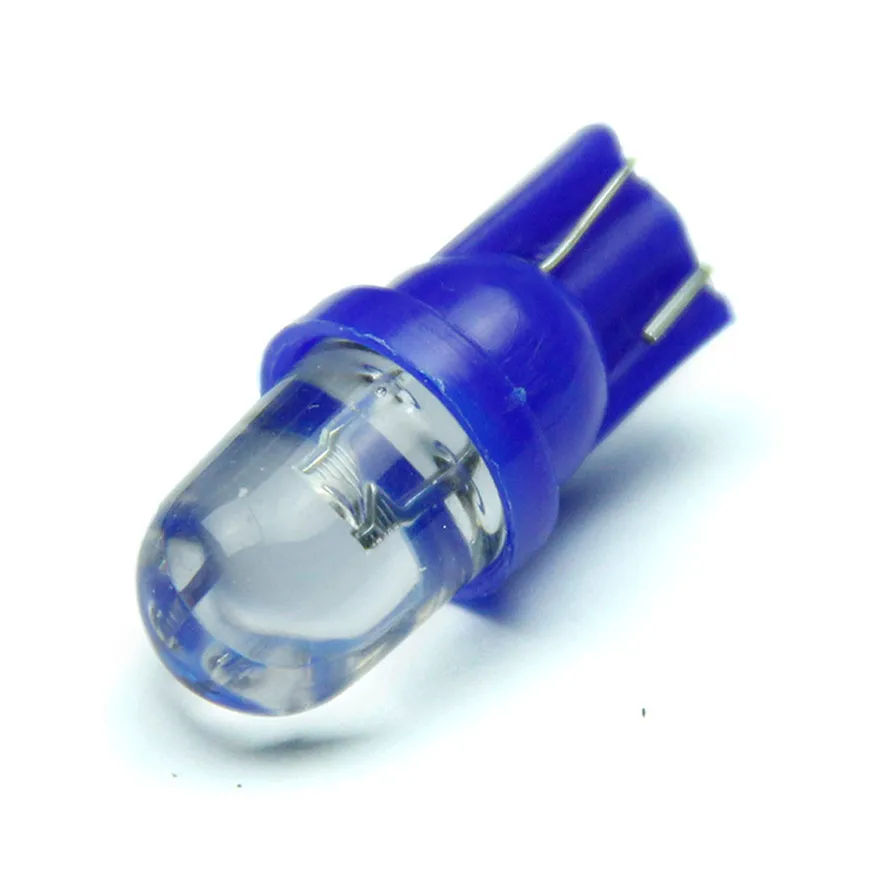 

10pcs White T10 W5W LED Car Wedge Light SideNumber Plate Lamp Bulb DC12V Lowest Power-consumption Temperature Super Bright #022