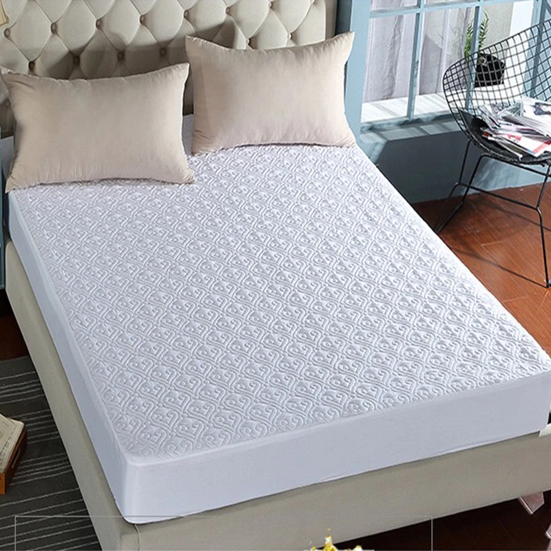 

Turetrip Embossing Quilt Waterproof Mattress Pad Cover For Folding Mattress Protector Bed Protection Soft Mattress Topper Cover