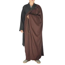 Унисекс, буддийский монах, халат дзен, медитация, монашеские одежды, шаолинь, монах, одежда, кунг-фу, Униформа, костюмы, монах, платье