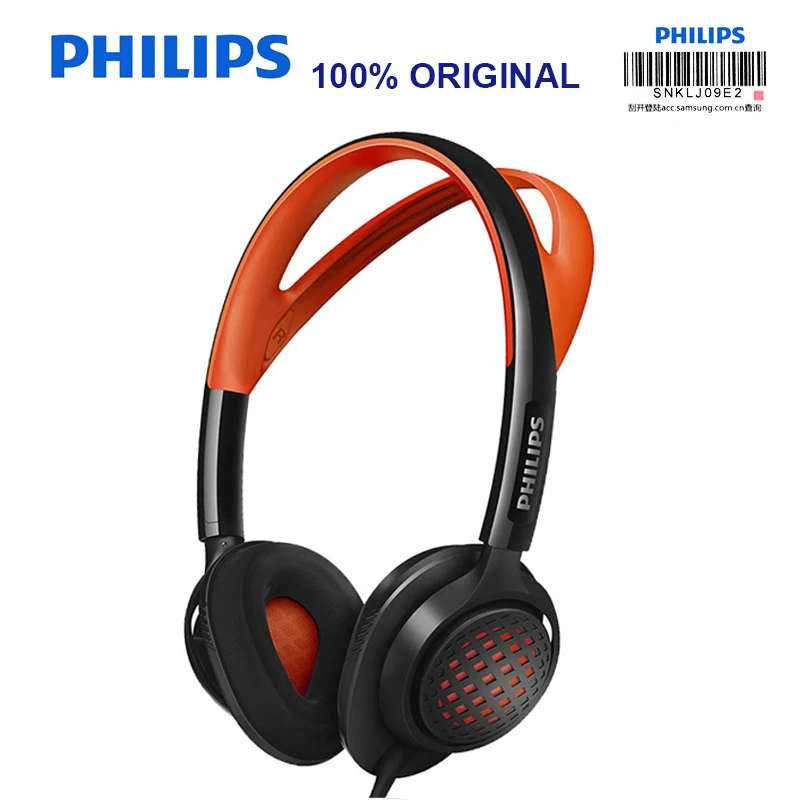Philips SHQ5200 спортивные музыкальные наушники с разъемом 3 5 мм басовая гарнитура для