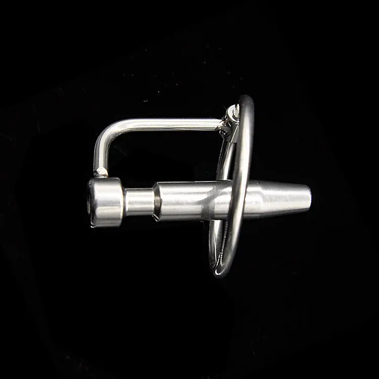 Silicone Penis Ring Urethral Dilator Silicone Urethral Dilator Male Stainless Steel Urethra Catheter with 2 size Cock ring,Penis Urinary Plug,Sex Toy,Adult Game,Urethra Stimulate Dilator A074