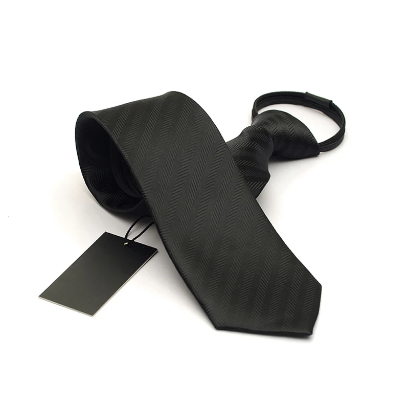 Мода 7 см Галстуки для Для мужчин шелковые свадебные молния галстук Для Мужчин's Повседневное галстук бренд шеи Галстуки легко вытащить