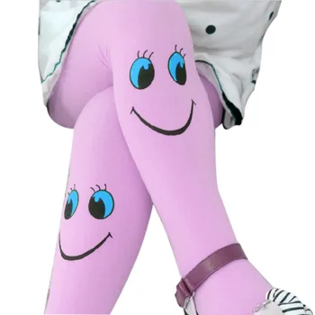

Baby Girls Novelty Cartoon Cute "Smiling" Print Girls Socks Dance Socks Lovely Multi-colored