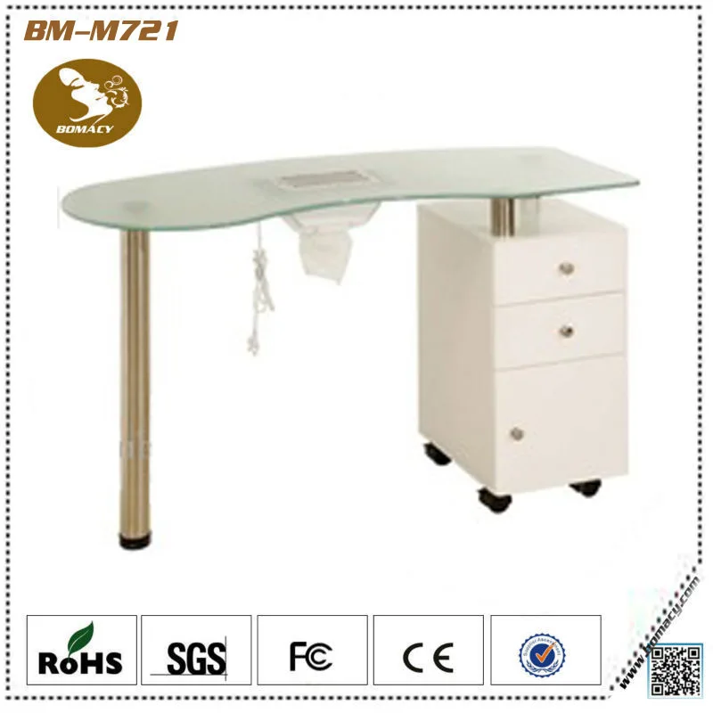 white high quality manicure table nail salon furniturein Nail Tables