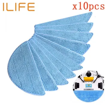 

10 pcs/set Mop Cloth accessories for chuwi ilife v5s ilife v5 pro ilife x5 V3+ V5 V3 v5pro V50 V55 vacuum cleaner parts cleaning