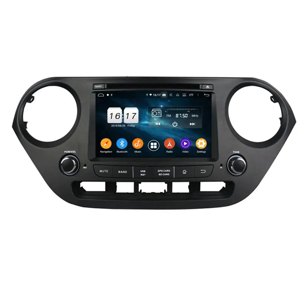 4gb+64gb Px6 2 Din 7" Android 10.0 Car Radio Dvd Gps For Hyundai I10