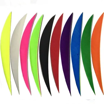 

100pcs Archery Arrow Turkey Feather Hunting 5" Left Wing Natural Fletching Vanes For Bamboo Wood Arrow Accessories