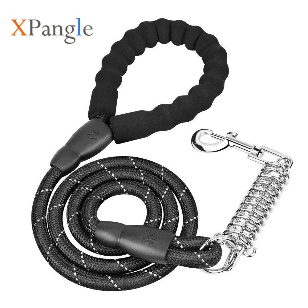 XPangle Pet Dog Leash Soft Foam Handle Reflective Nylon Dog Leads