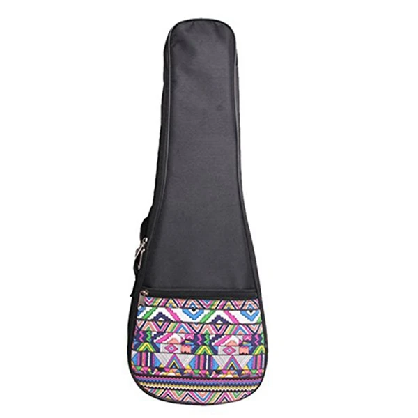 23 дюймов прочный цветной укулеле мягкий чехол сумка для концертная Гавайская гитара