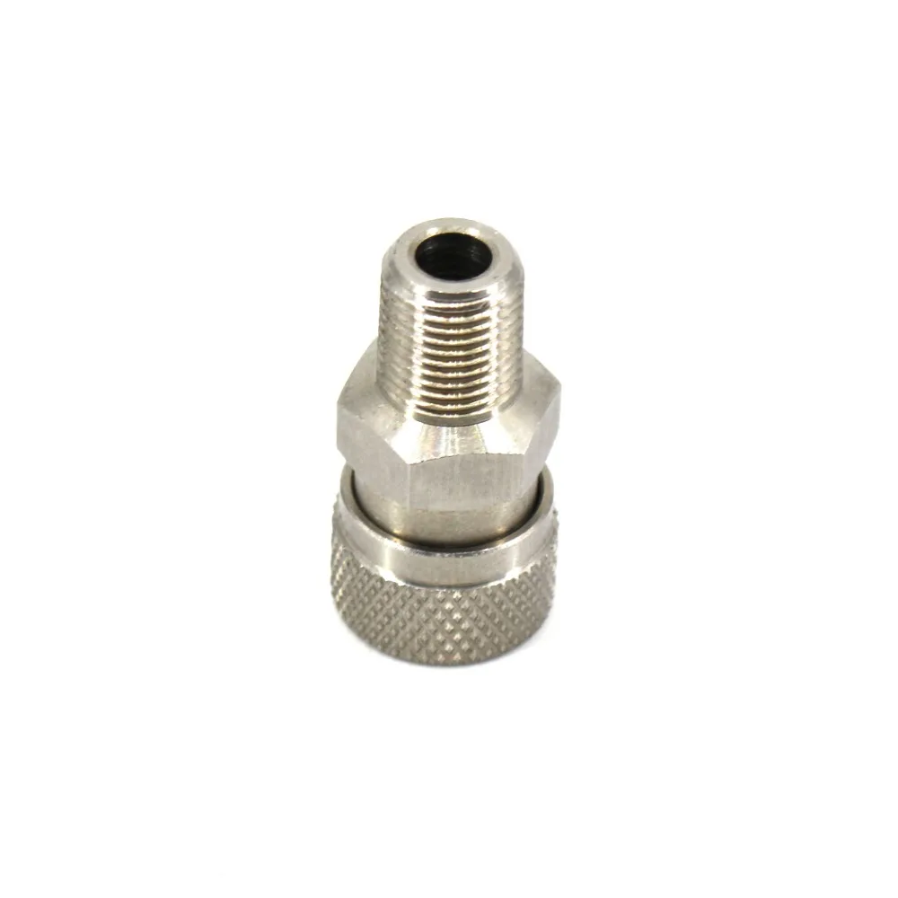 PCP ВВС Пейнтбол высокого Давление соединителей 1/8NPT 1/8 BSPP G1/8 Нержавеющая сталь 8 мм