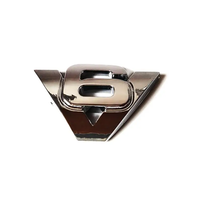2 шт./лот V6 авто автомобиля эмблема наклейка автомобиль значок задней двери Стикеры - Название цвета: V6